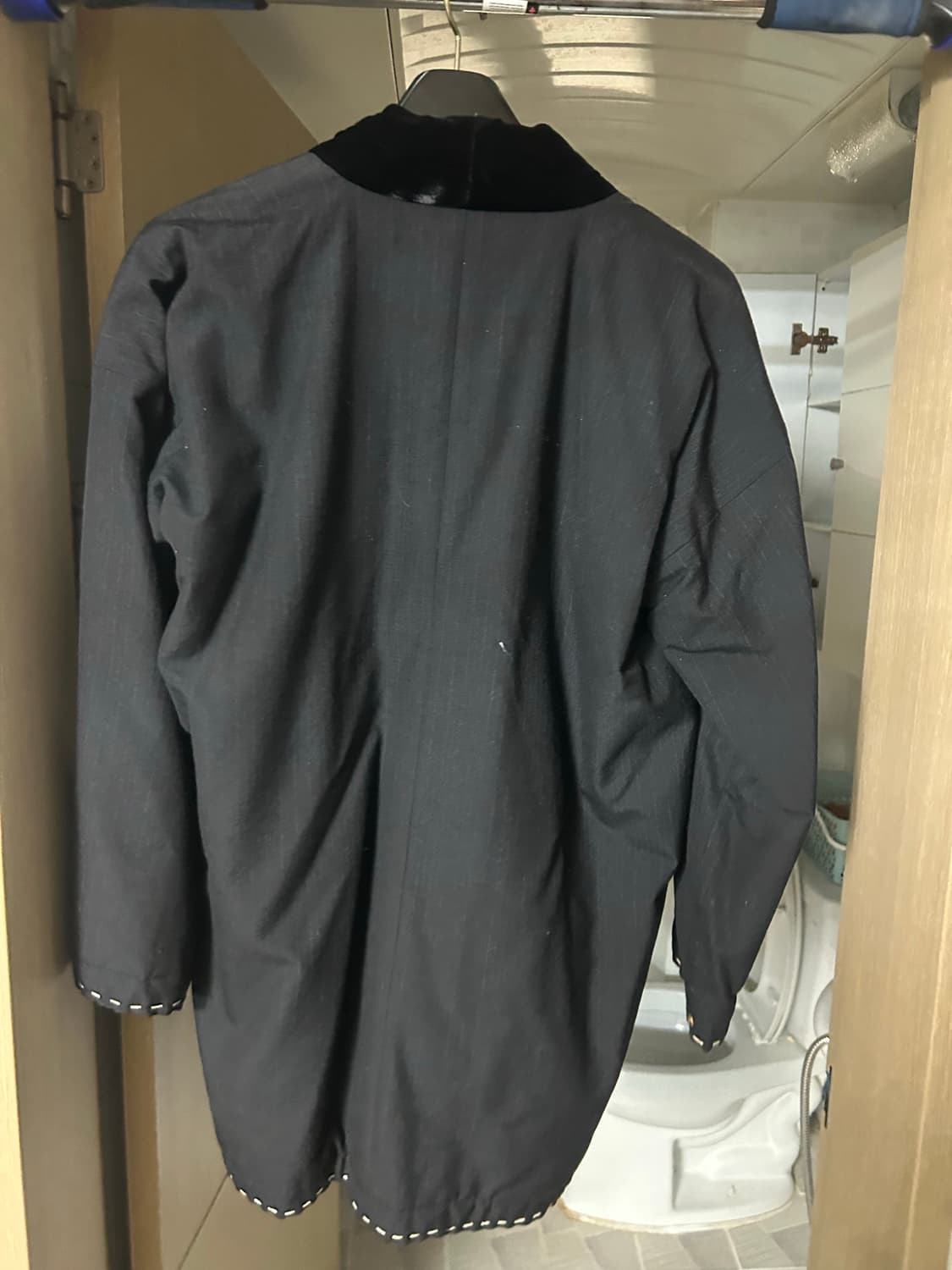 비즈빔 16AW 도테라 코트 초판 블랙 상품이미지5