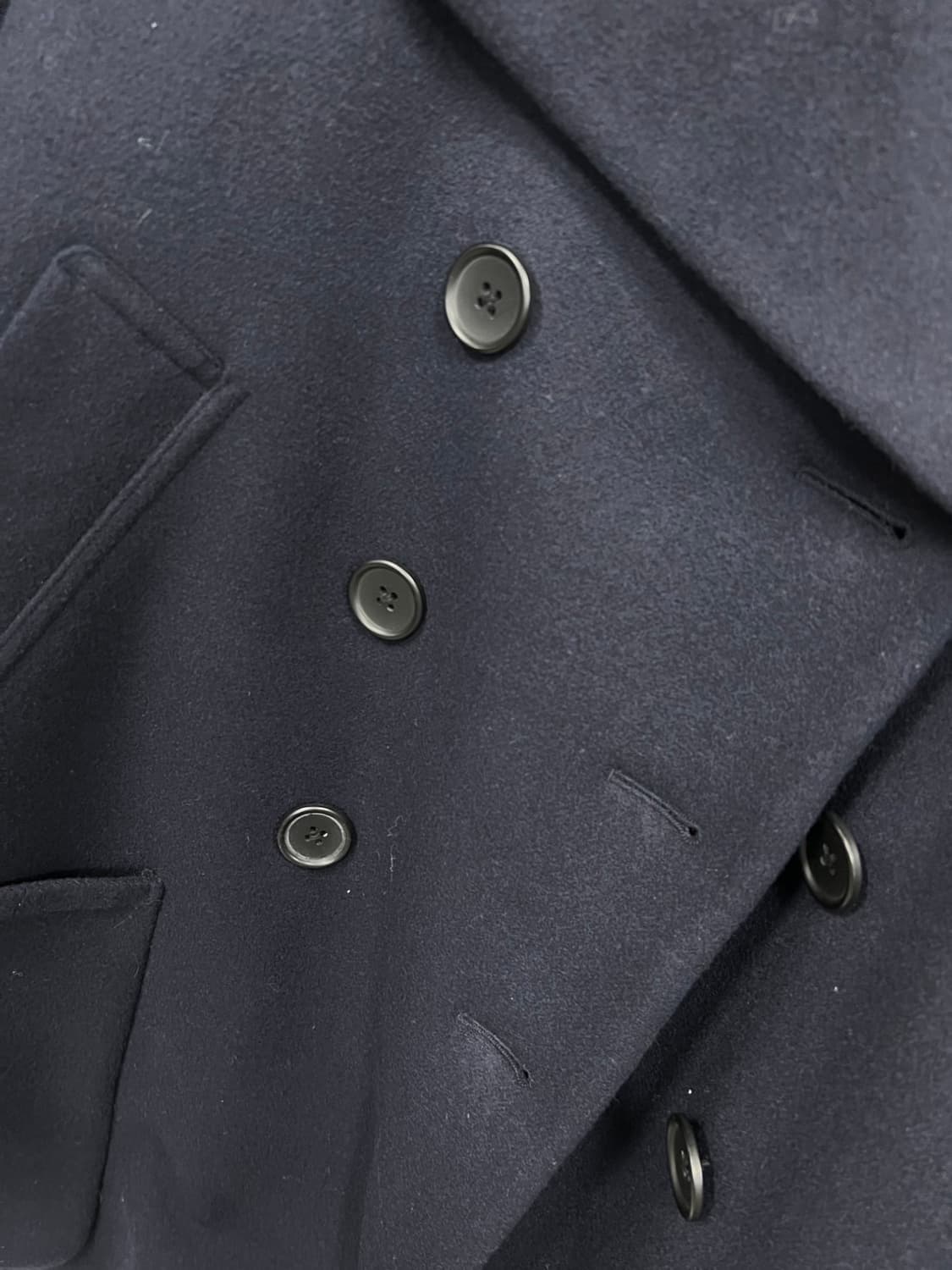 유니클로 질샌더 네이비 더블 피코트 상품이미지4