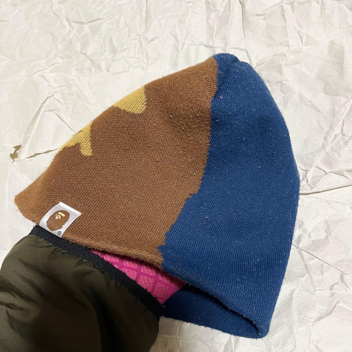 베이프 에이프 헤드 니트 비니 상품이미지4