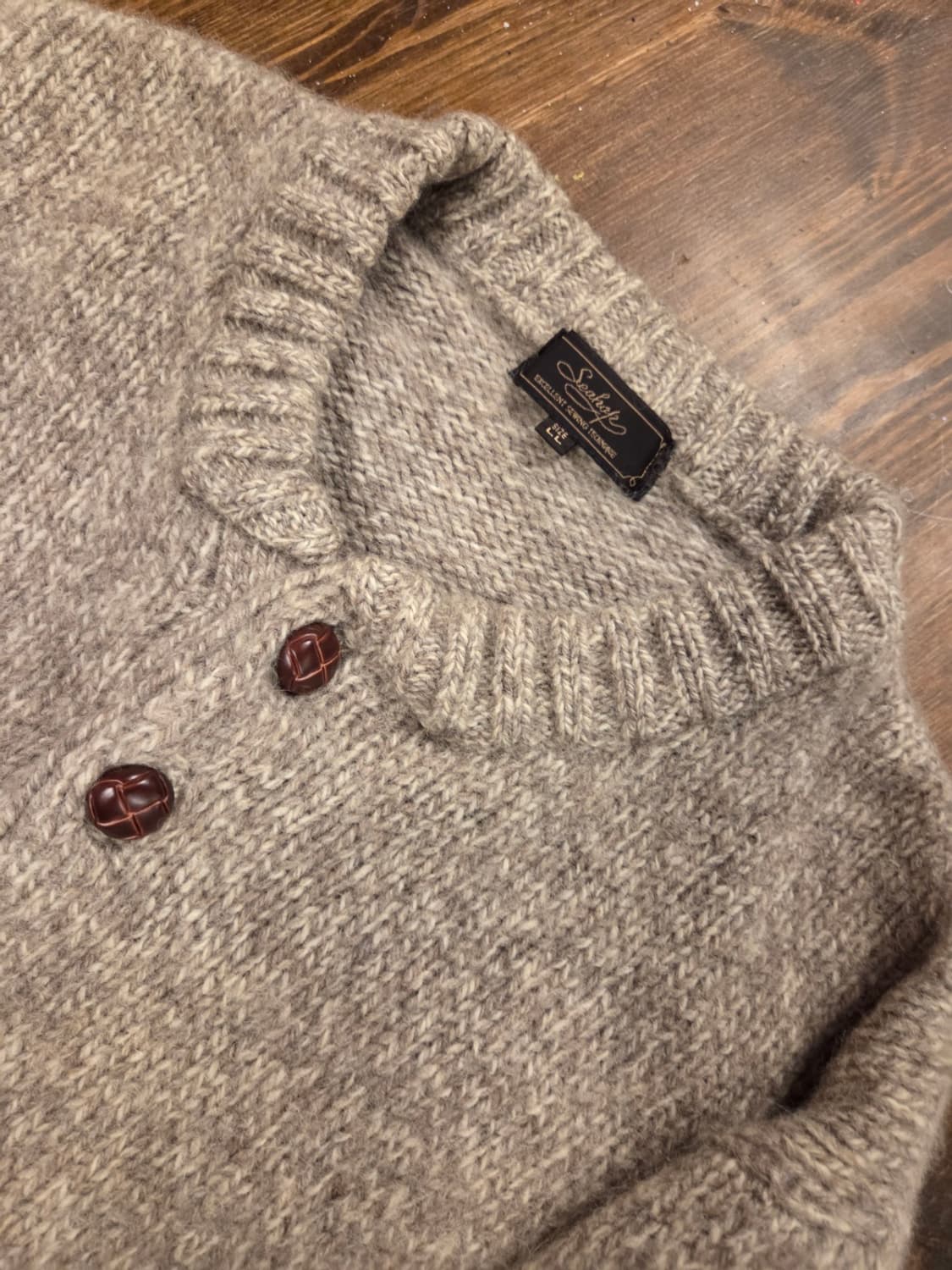 Seahope 헨리넥 램스울니트 상품이미지3