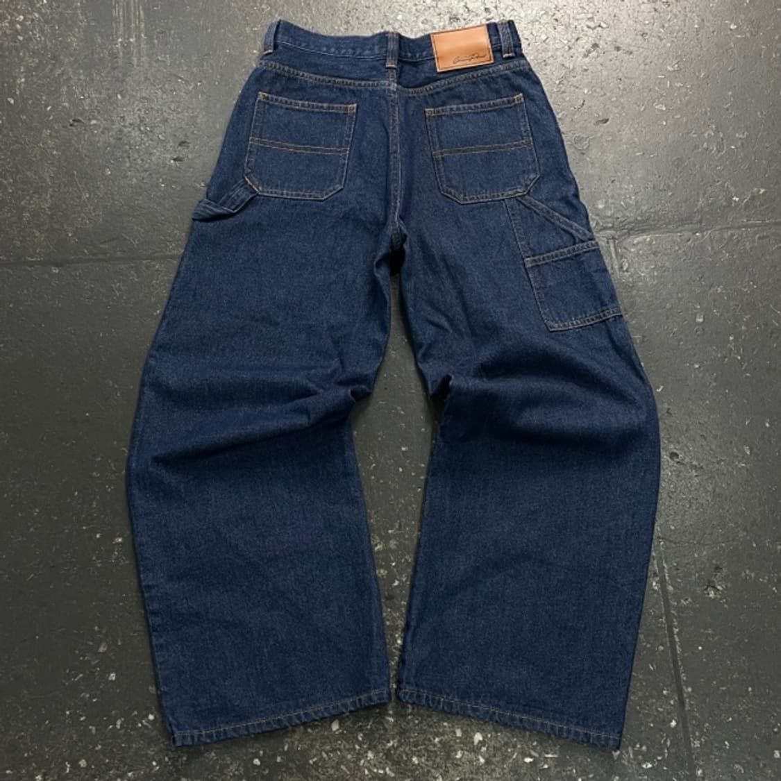 M 일본 편집샵 아트모스 핑크 데님 팬츠 상품이미지5