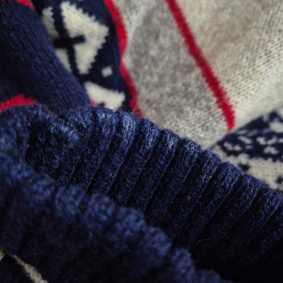 DOG DEPT 강아지 자수 니트 자켓 성인M 상품이미지6