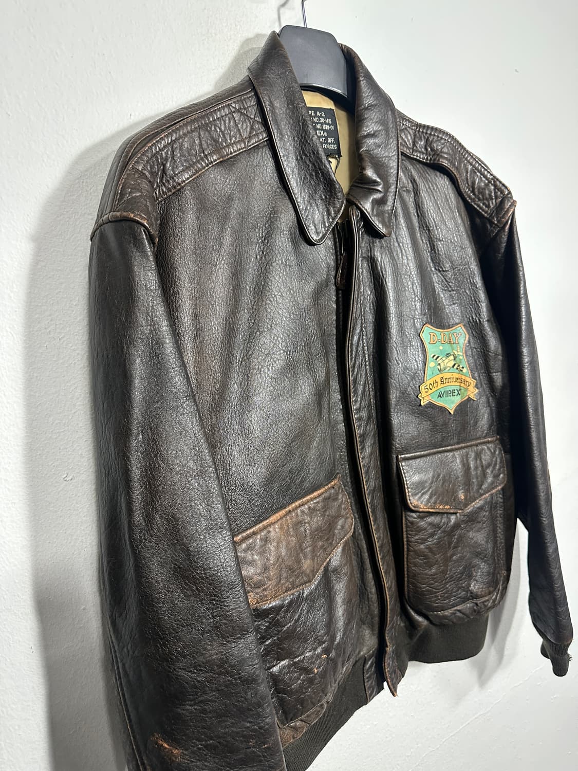 아비렉스 노르망디 a-2 레더자켓 M 상품이미지7