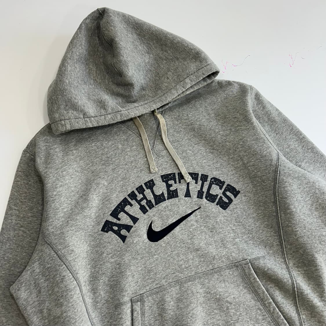 Nike 나이키 네이비로고 그레이 후드티  상품이미지4