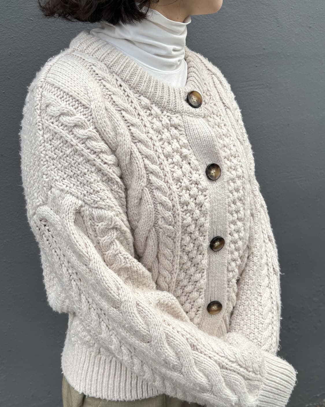 일본빈티지 니트 가디건 상품이미지2