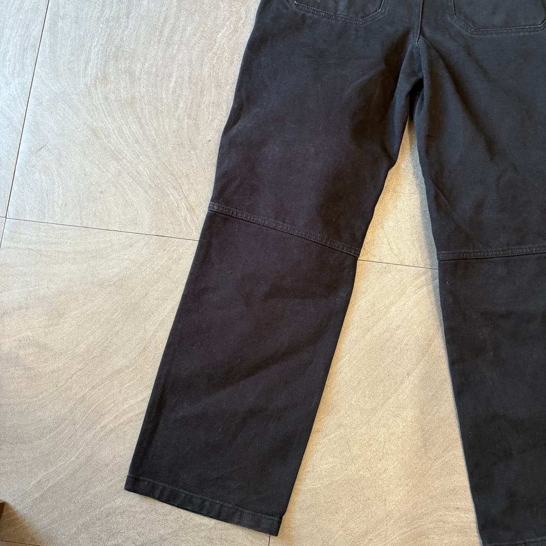 스투시 정품 블랙 트래킹 팬츠 바지 상품이미지2