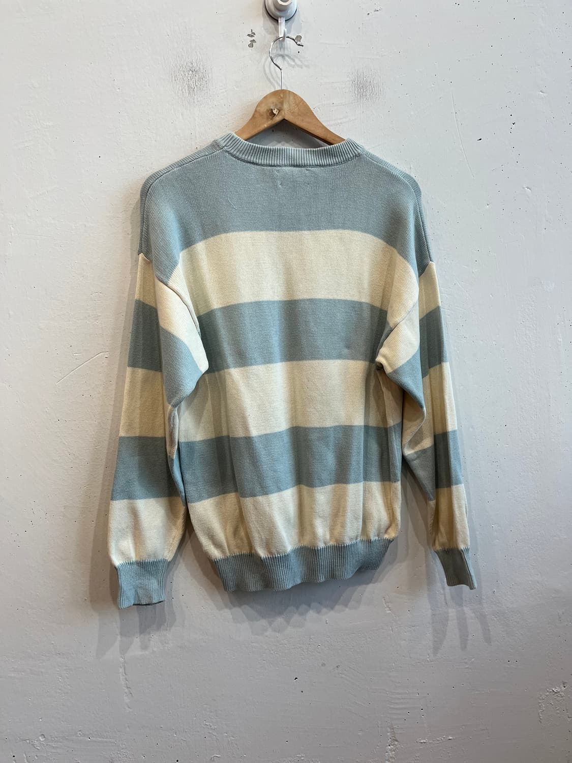 베네통 아가일 코튼 니트 Made in ITALY 상품이미지4