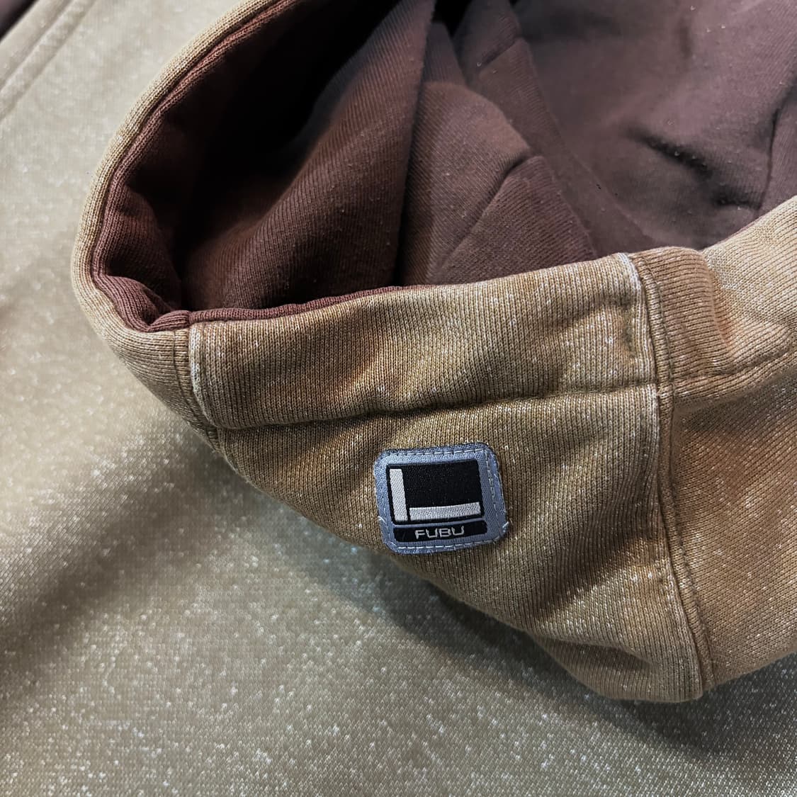 후부 FUBU 더 컬렉션 빈티지 스웻 후드 티셔츠 (XL) 상품이미지6