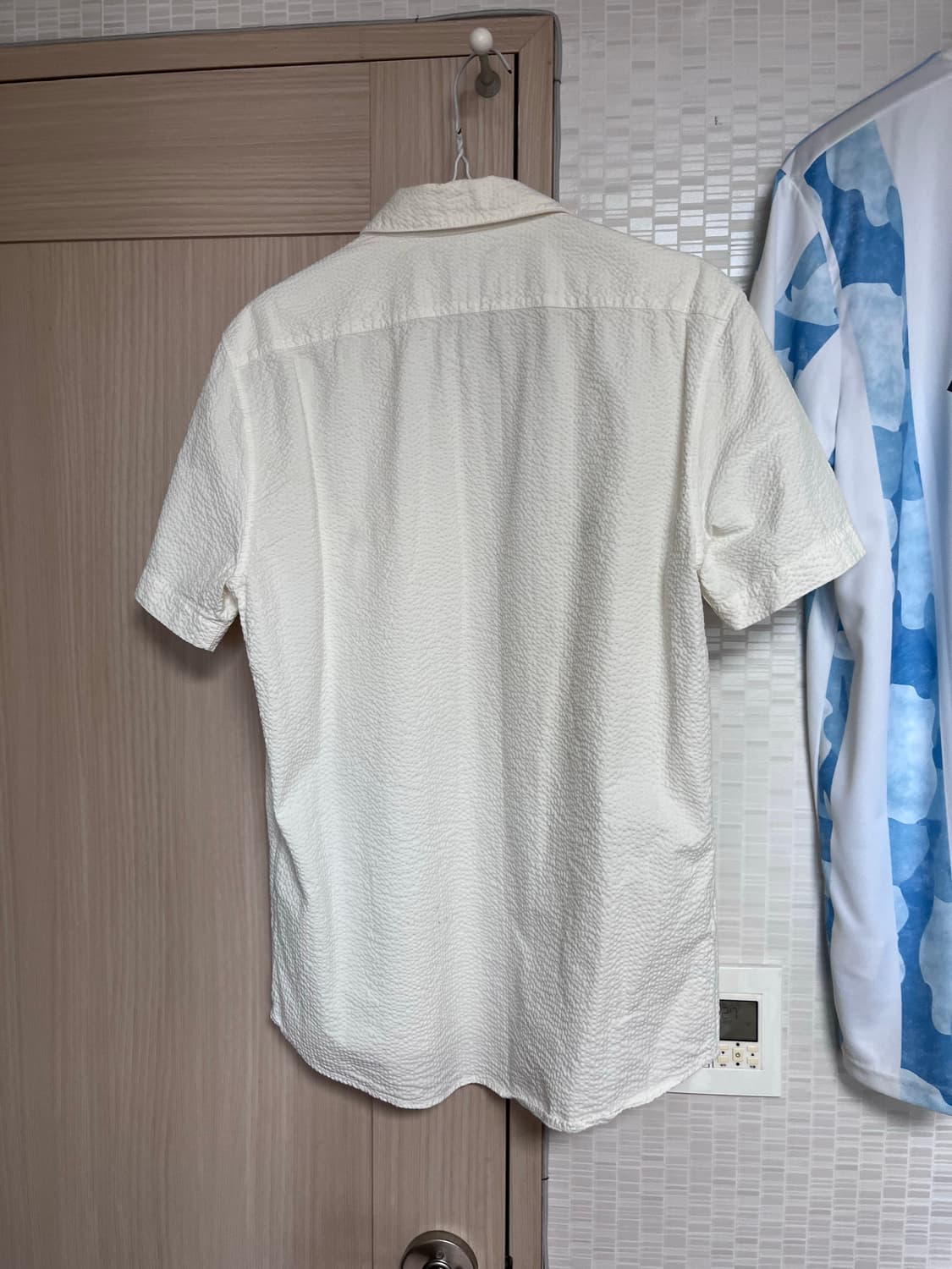 [m]스톤아일랜드 반팔 셔츠 아이보리 백화점판 상품이미지2
