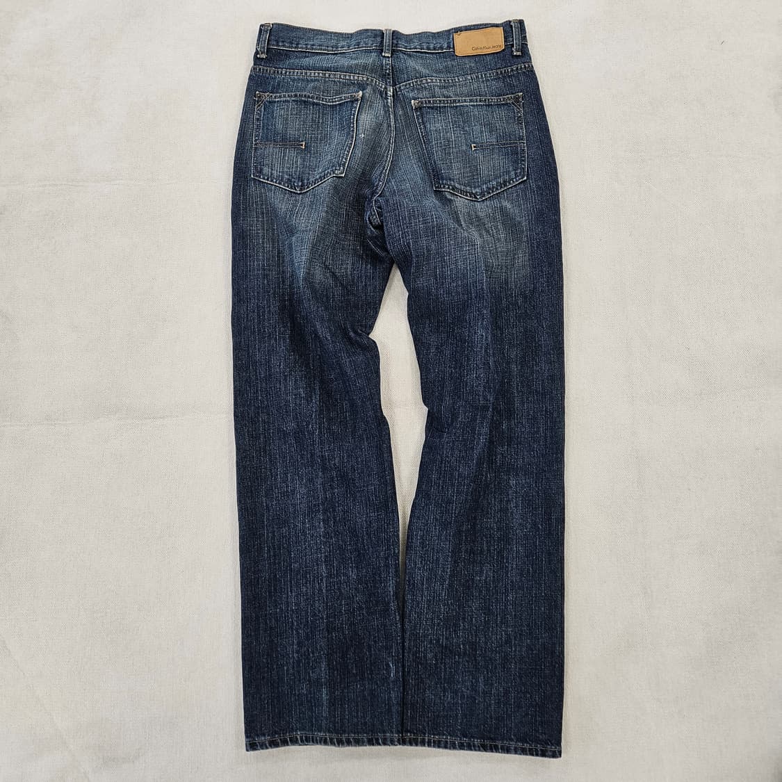 [34] CK 캘빈클라인 진스 워싱 세미 부츠컷 데님 팬츠 0115YH1 상품이미지5