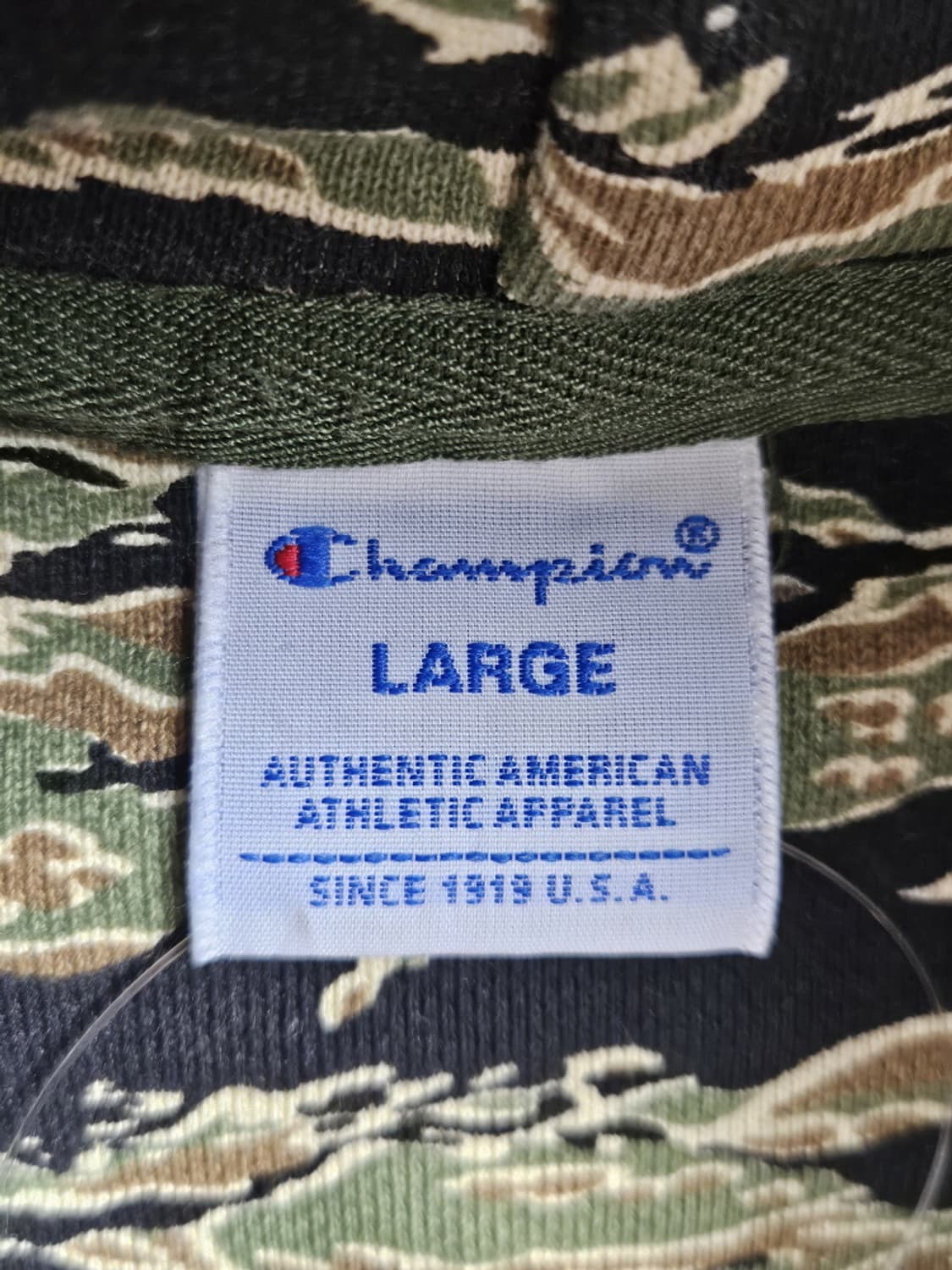 챔피온 카모플라쥬 패턴 후드 티셔츠 ( L ) / 10439 상품이미지10