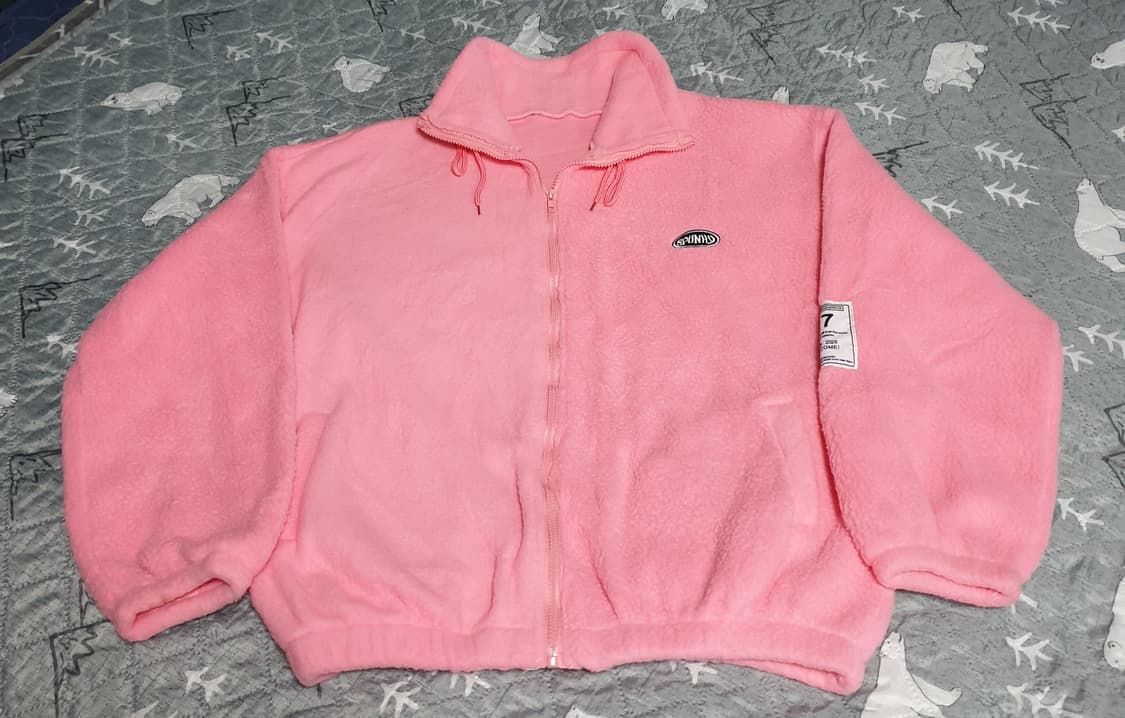 SPUNHY 플리스 짚업자켓 핑크 (F) 상품이미지1