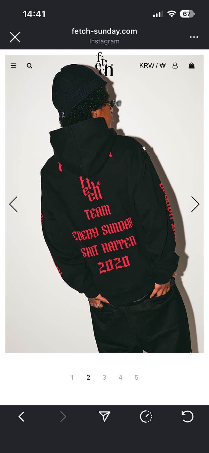 Fetch 후드집업 상품이미지2