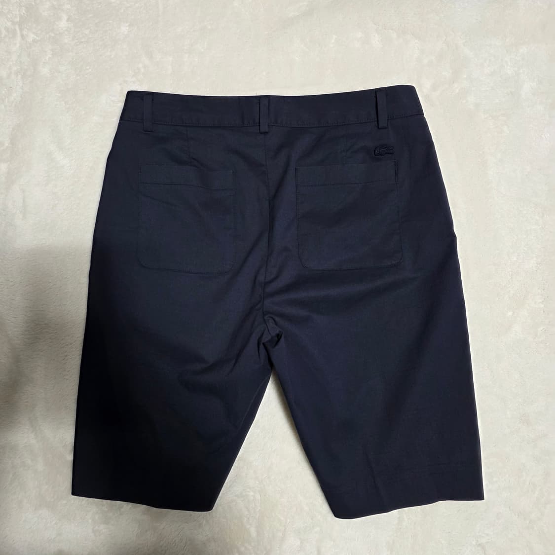 (28)여성 라코스테 면 반바지 네이비 상품이미지2