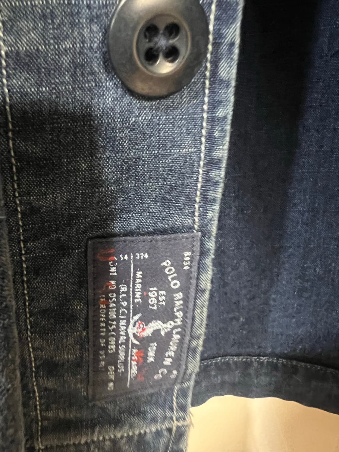 폴로 랄프로렌 자수데님오버셔츠(PRL-67) 상품이미지6