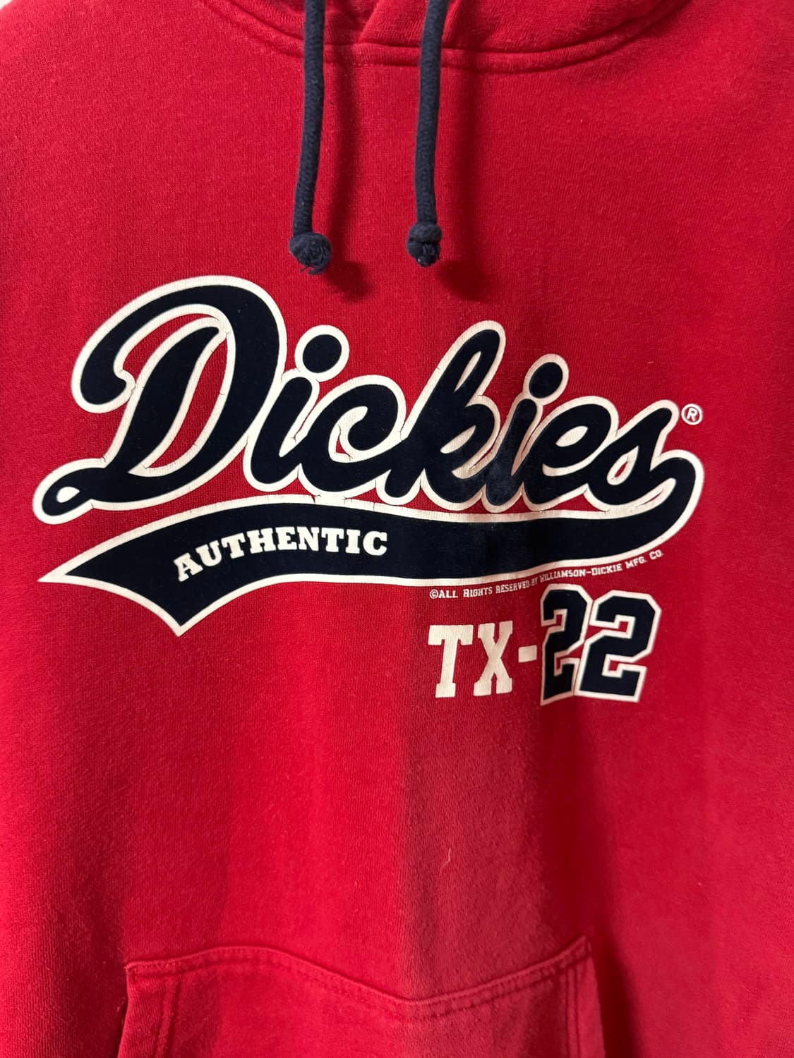 DICKIES 디키즈 빅로고 후드티 L 상품이미지4