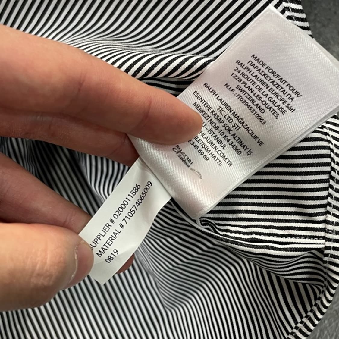 95 폴로 랖프로렌 신형 스트라이프 셔츠 상품이미지4