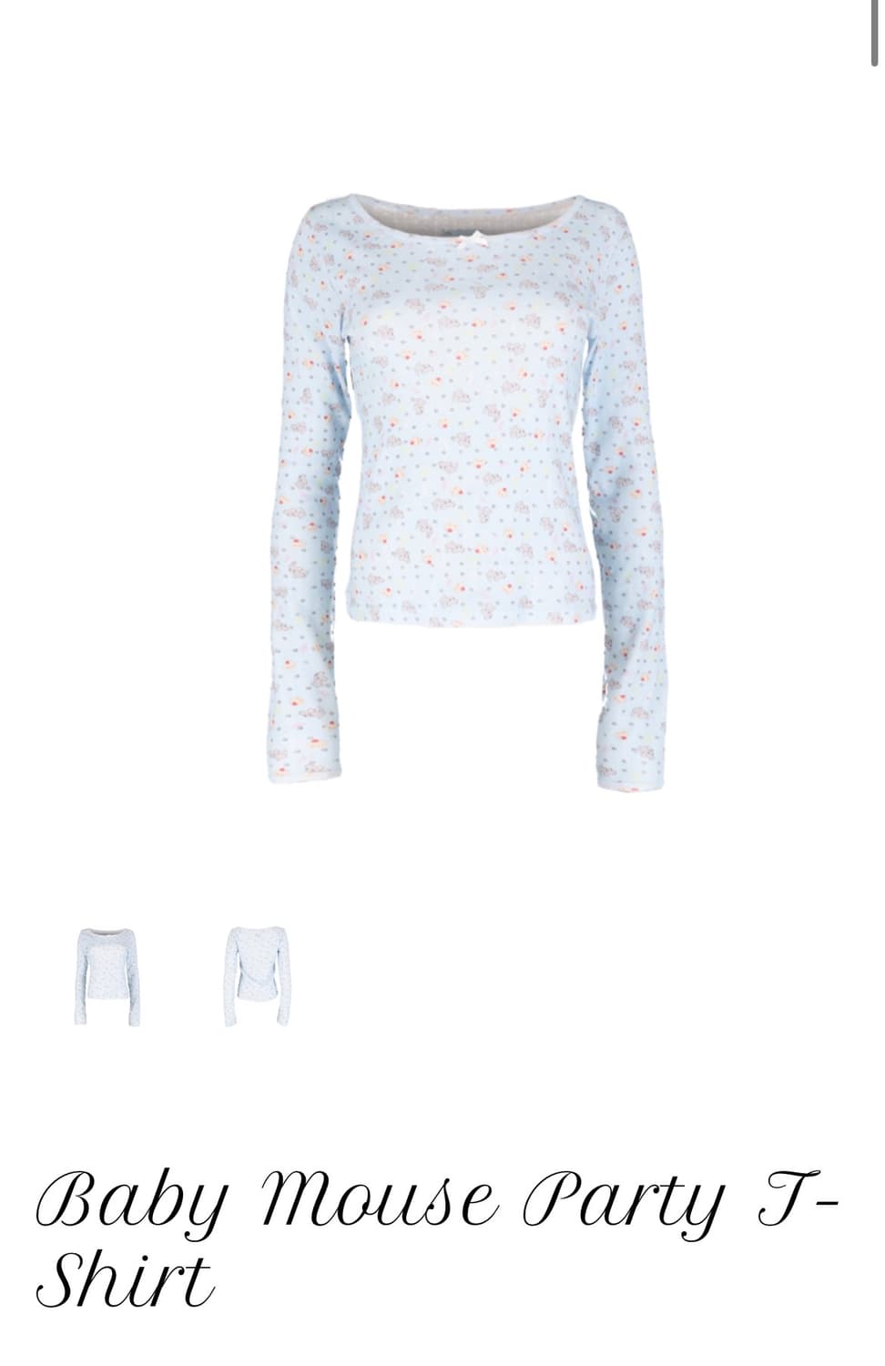 혼쿄 Baby Mouse Party T-shirt 상품이미지2