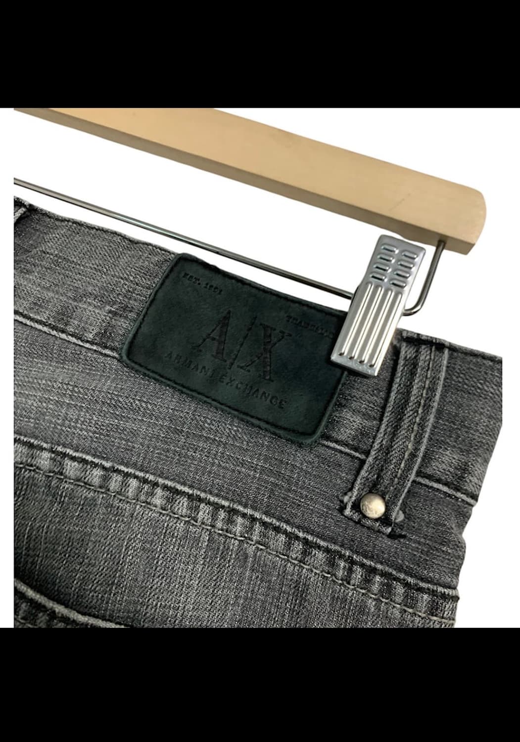 아르마니 익스체인지 흑청 데님 팬츠 30 상품이미지4