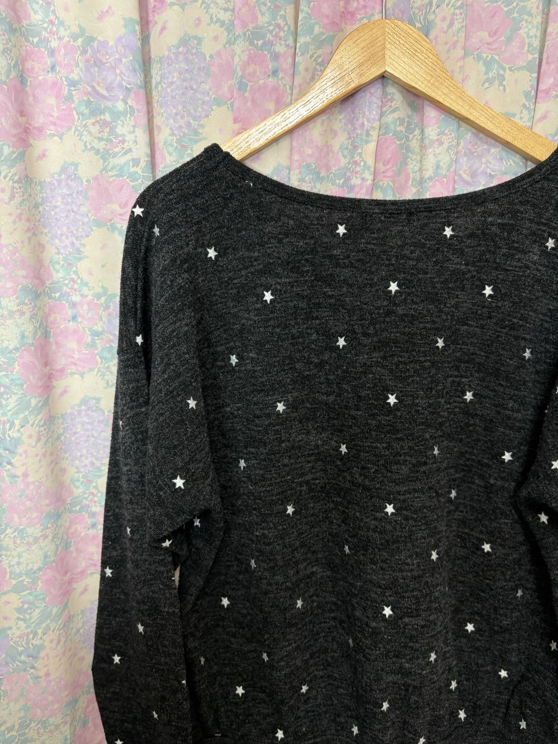다크그레이 별 패턴 니트 상품이미지9