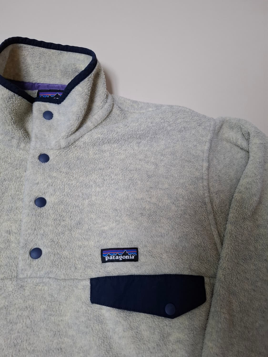 M 파타고니아 신칠라 플리스 풀오버 오트밀 아이보리 상품이미지2