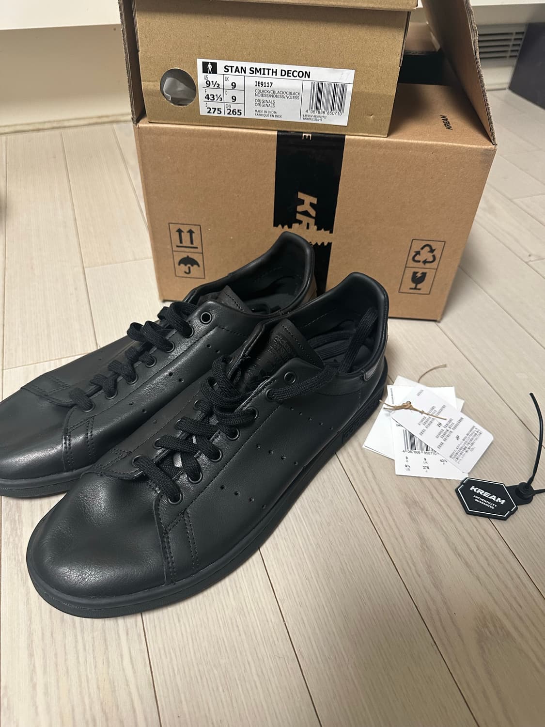 아디다스 스탠스미스 데콘 블랙 275판매 상품이미지1