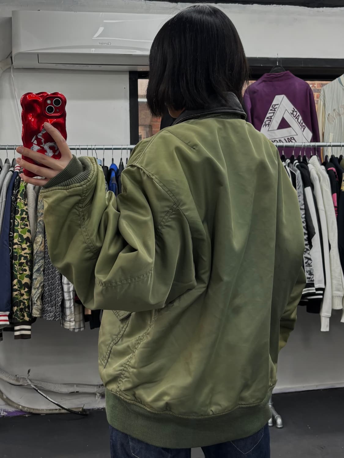 NA-47 레더넥 MA-1  상품이미지5