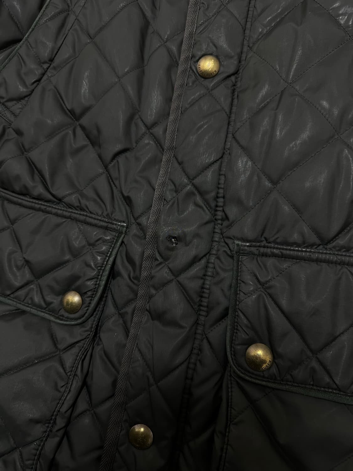 폴로 랄프로렌 블랙 퀼팅 자켓 상품이미지5