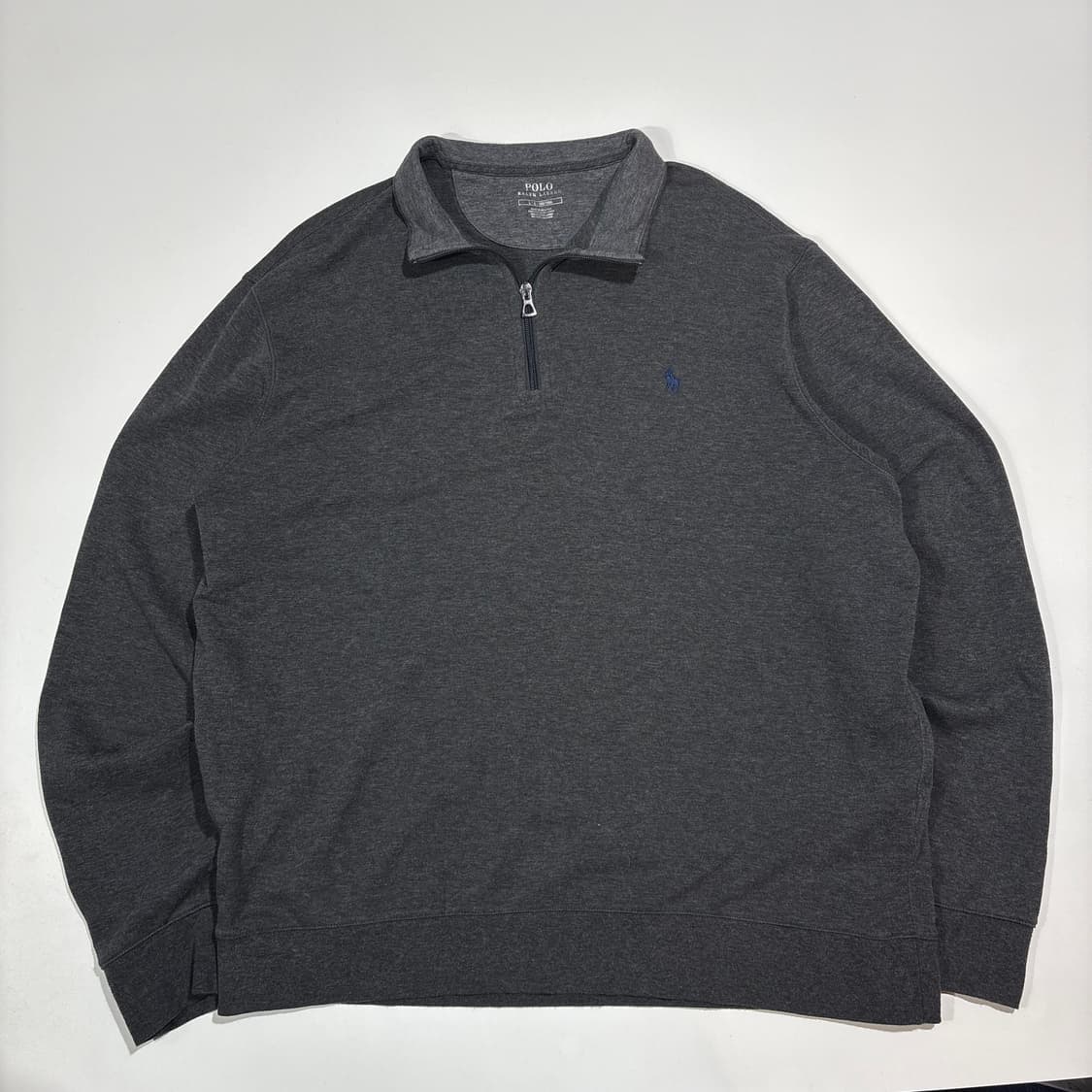 폴로 랄프로렌 그레이 하프집업 스웻셔츠 상품이미지1