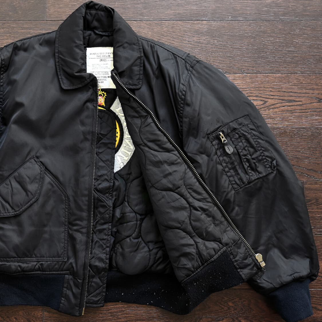 90s Ministry 미니스트리 빈티지 MA-2 플라이트 자켓 상품이미지7