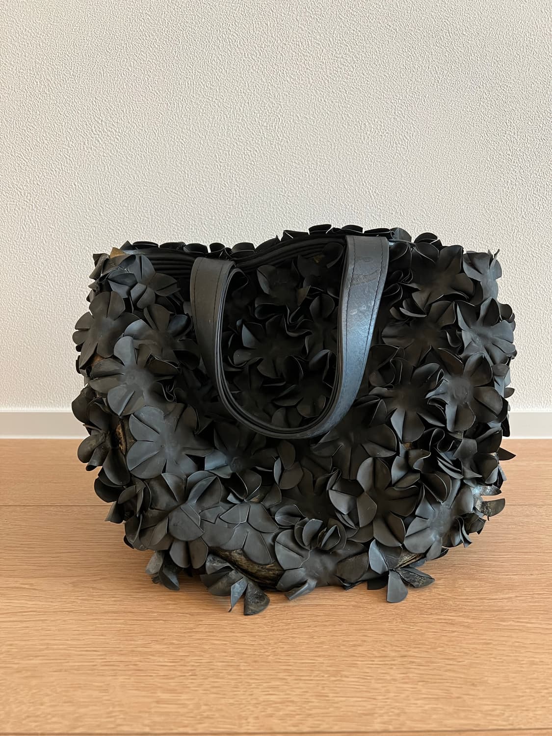 꼼데가르송 러버 플라워 토트백 CDG 블랙 상품이미지2