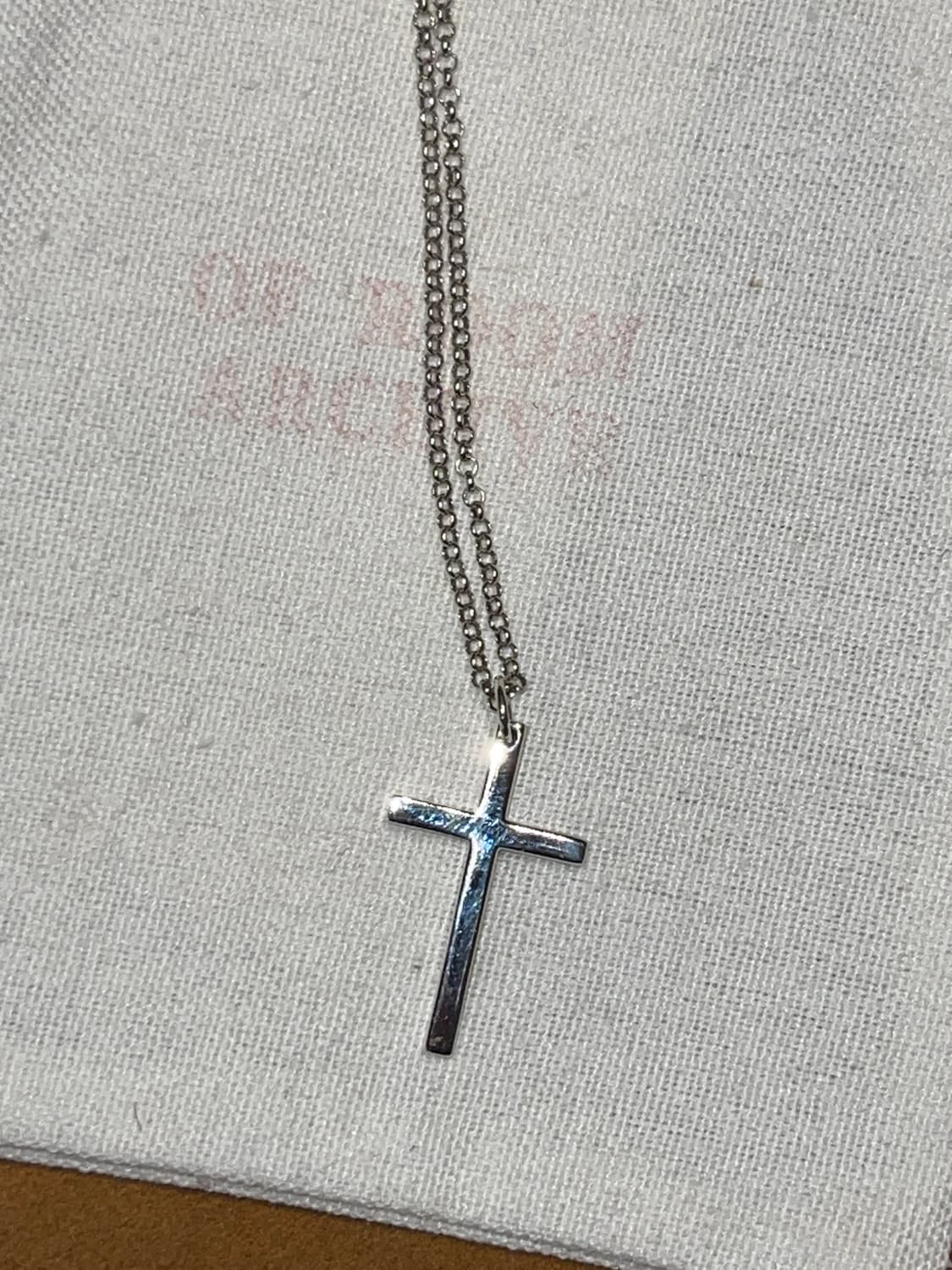 실버925 크로스팬던트 네크리스 남자목걸이 상품이미지3