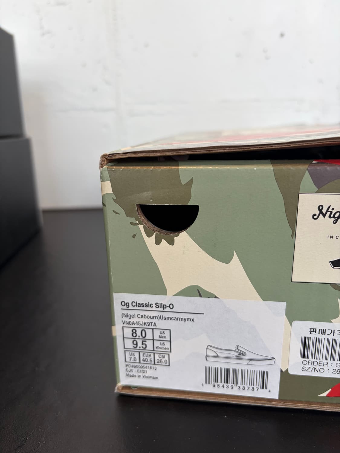 나이젤카본 반스 슬립온 260 신품 상품이미지6