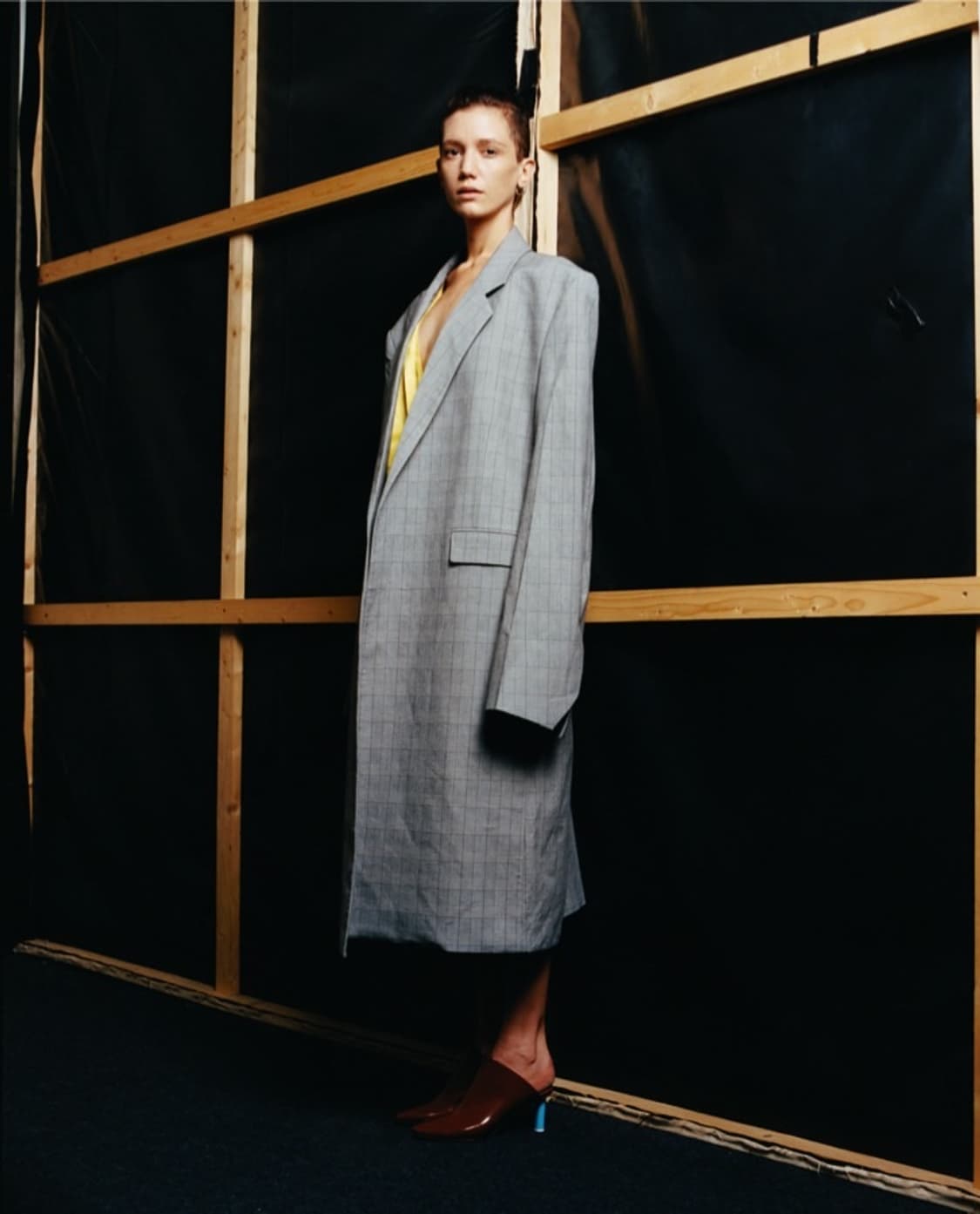 베트멍 15ss Prins de Galles 체크 코트 XS 상품이미지2