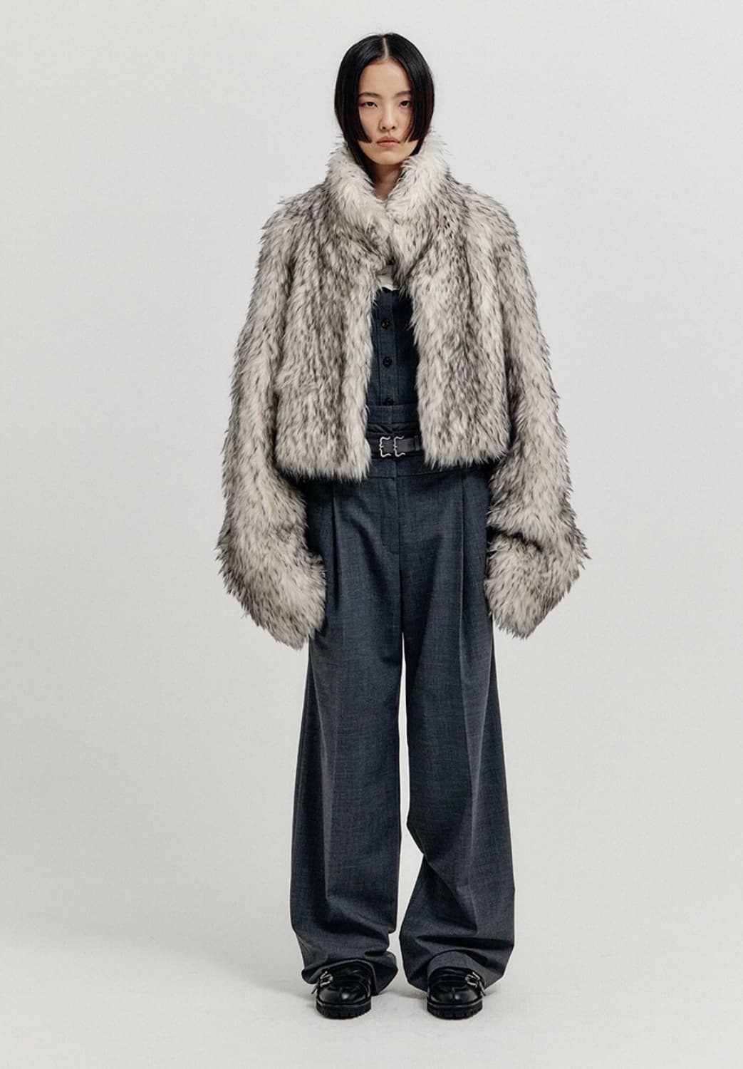 잉크퍼자켓 XHORT Faux Fur Short Coat 상품이미지2