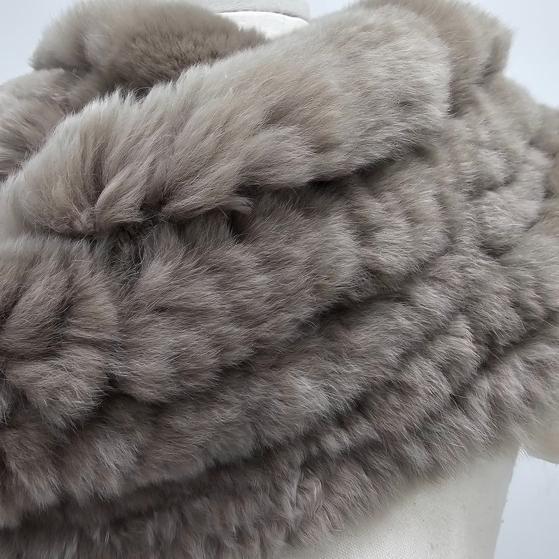 프리미엄 래빗퍼 볼륨 롱 머플러 상품이미지3