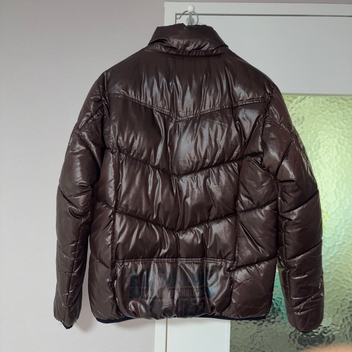 Evisu 에비수 브라운 글로시 패딩 상품이미지2