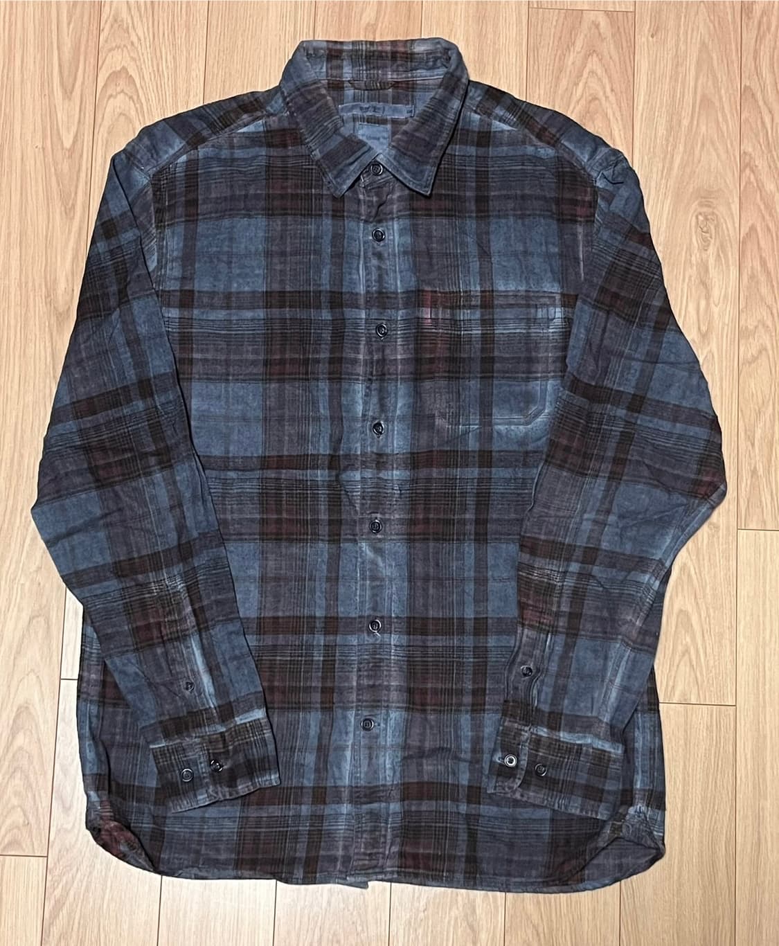 시리즈 Series 루즈핏 체크 셔츠 100 상품이미지1