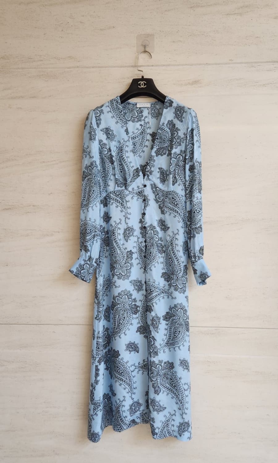 산드로 페이즐리 실크블렌드 원피스 36사이즈(새상품) 상품이미지6