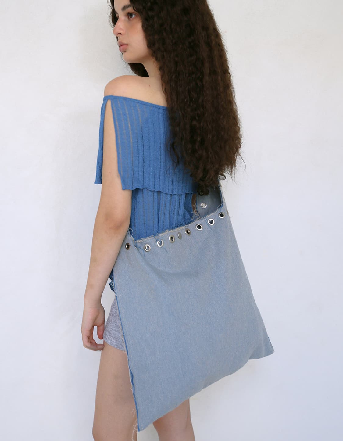 폴리수엠 Big Crossbodybag Denim blue 상품이미지4
