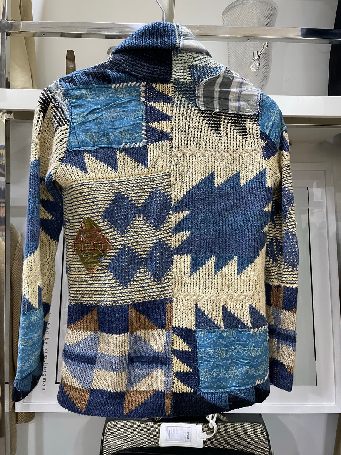 폴로(DS)/네이비패치 니트가디건(S) 상품이미지2