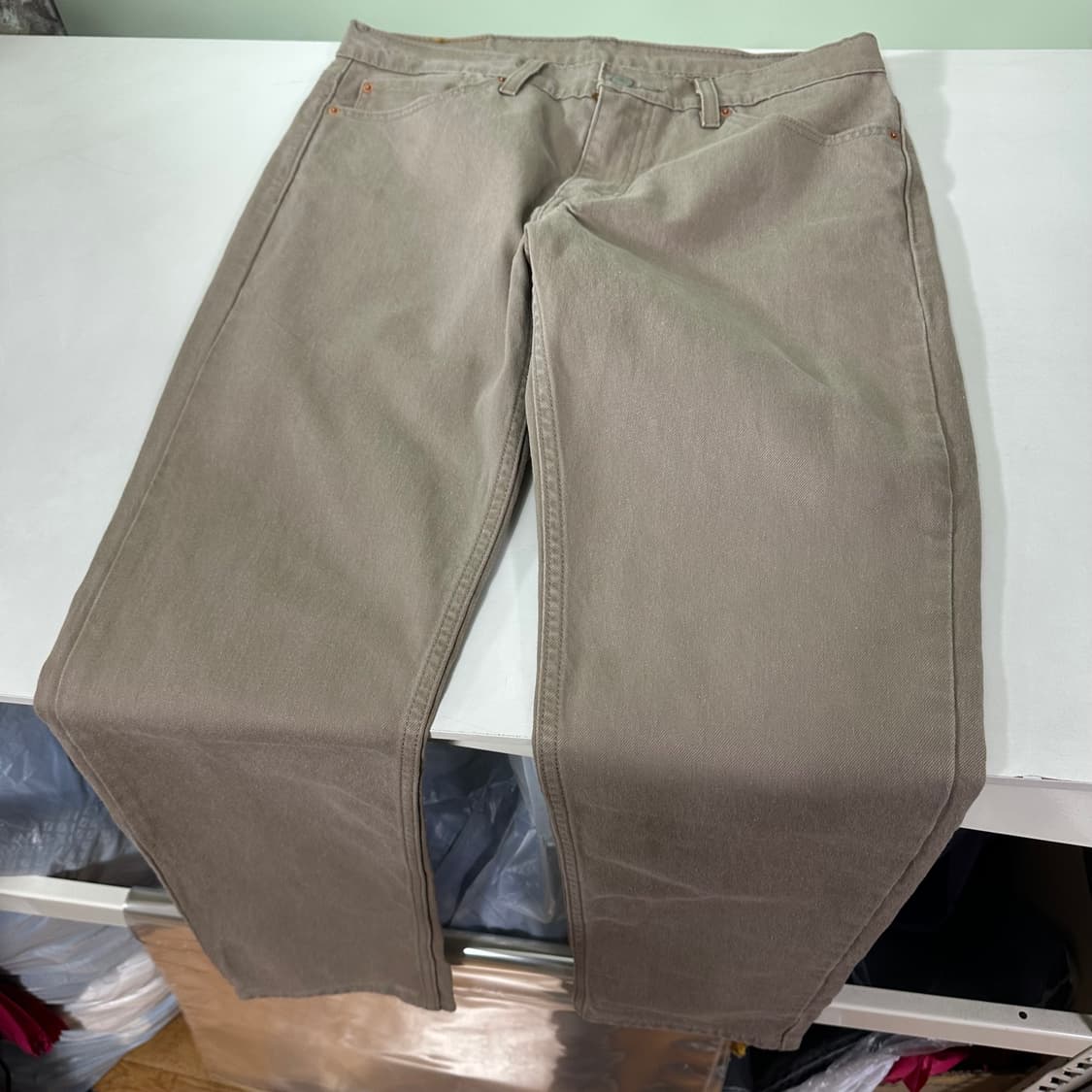 M-L 리바이스511 슬림핏 베이지 데님팬츠 청바지 상품이미지4