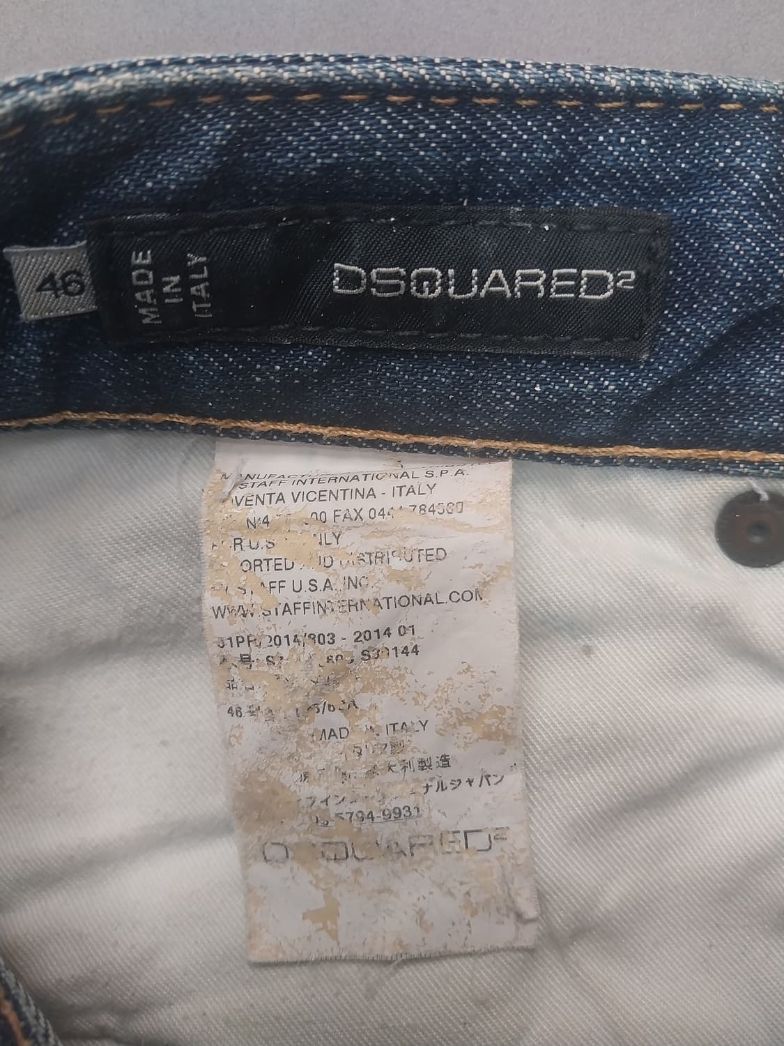 [31] 정품 디스퀘어드2 워렌티패치 슬림진 청바지 상품이미지10