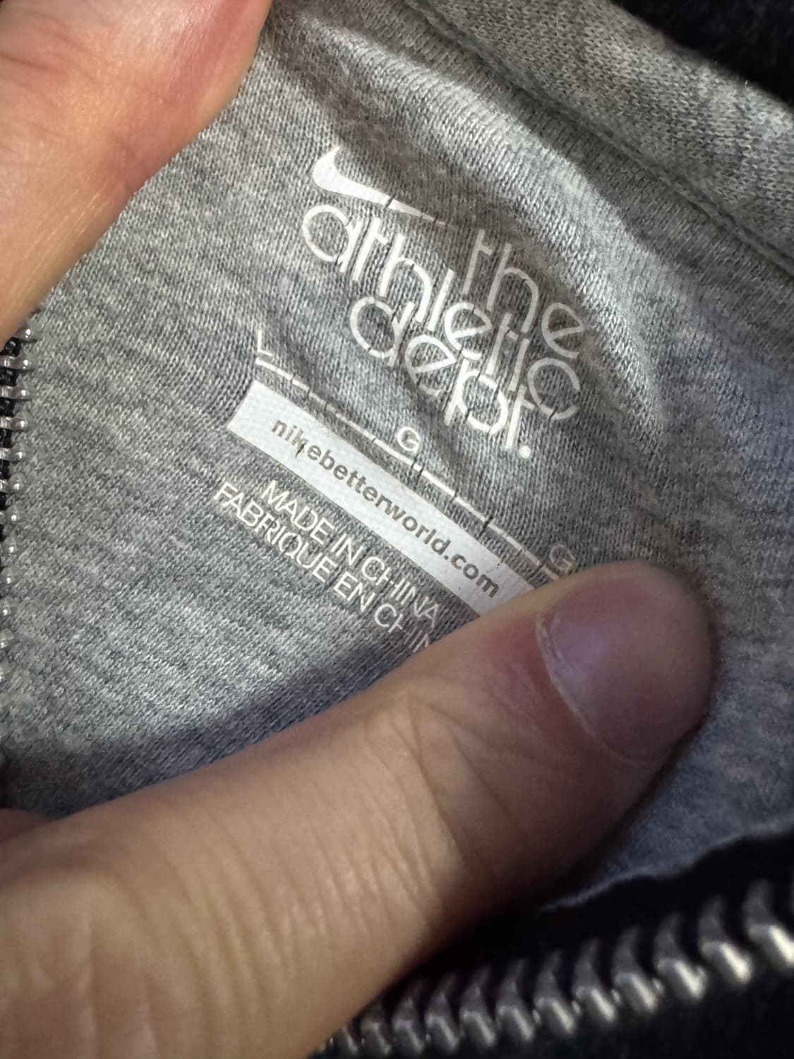 나이키 올드스쿨 솔로 스우시 기모 후드집업 L 블랙 상품이미지3