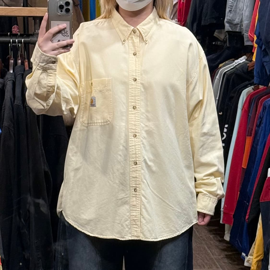 [HI] 칼하트 긴팔 셔츠 옐로우  상품이미지2