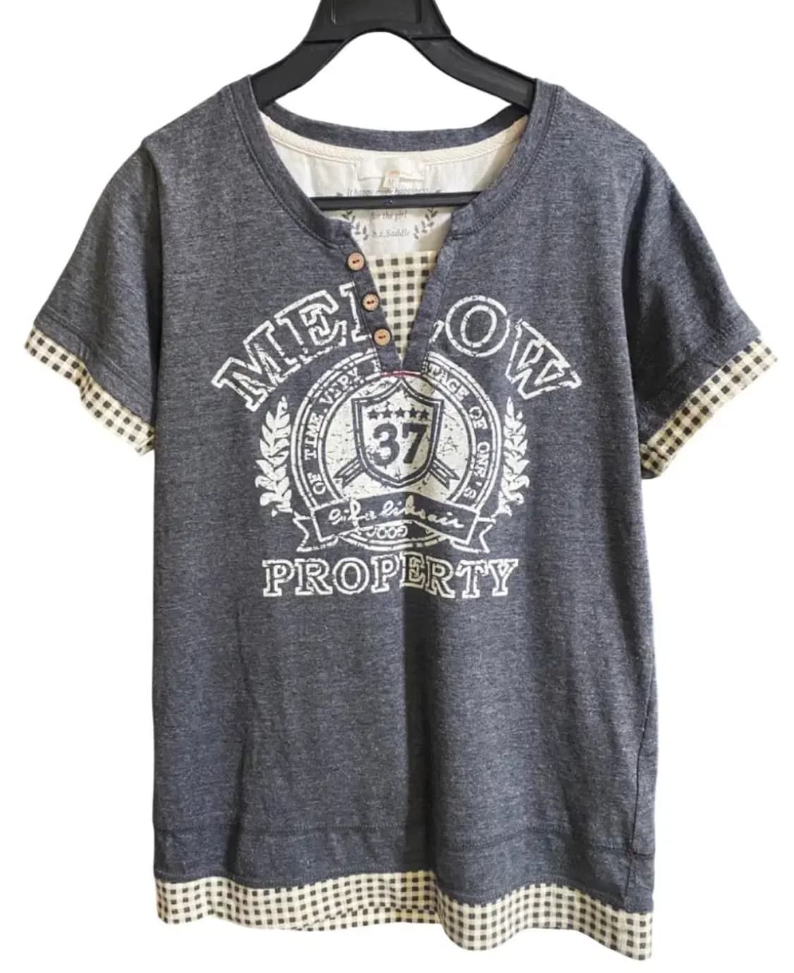 빈티지 너드모리 레이어드 티셔츠 y2k 모리걸 카모메산장 키루빈티지 상품이미지1