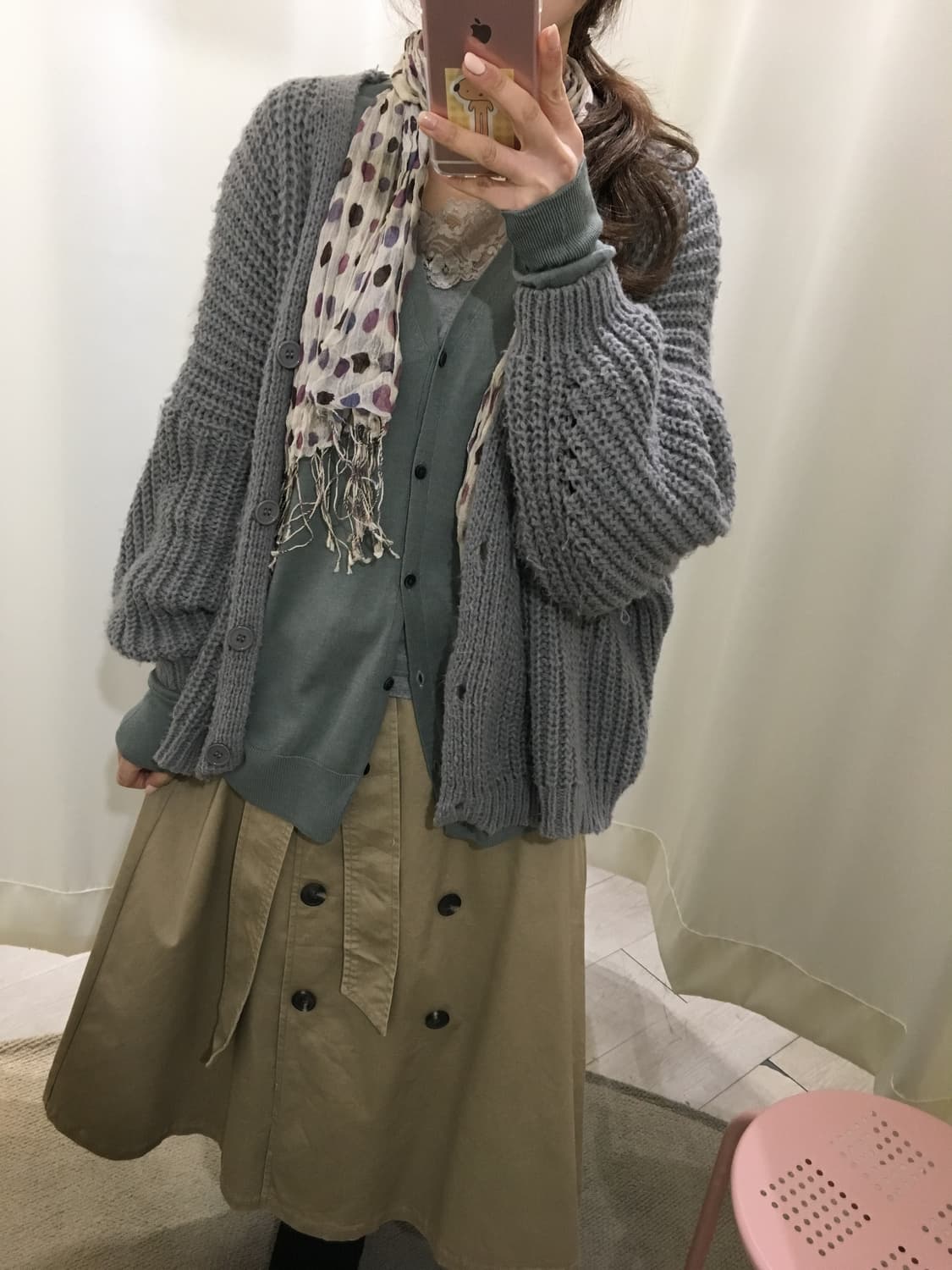 이너 가디건 파스텔민트 상품이미지3