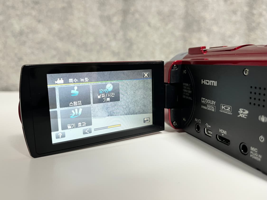 찐득템가/ 플래시 기능 보유/ jvc gz e765 빈티지 캠코더 상품이미지5