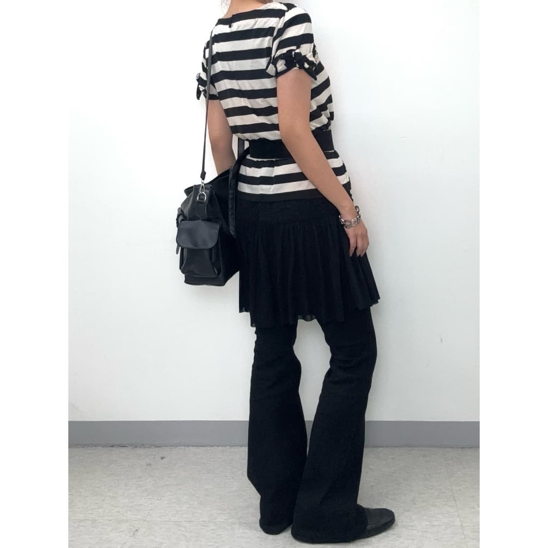 빈티지 스트라이프 블라우스 상품이미지4