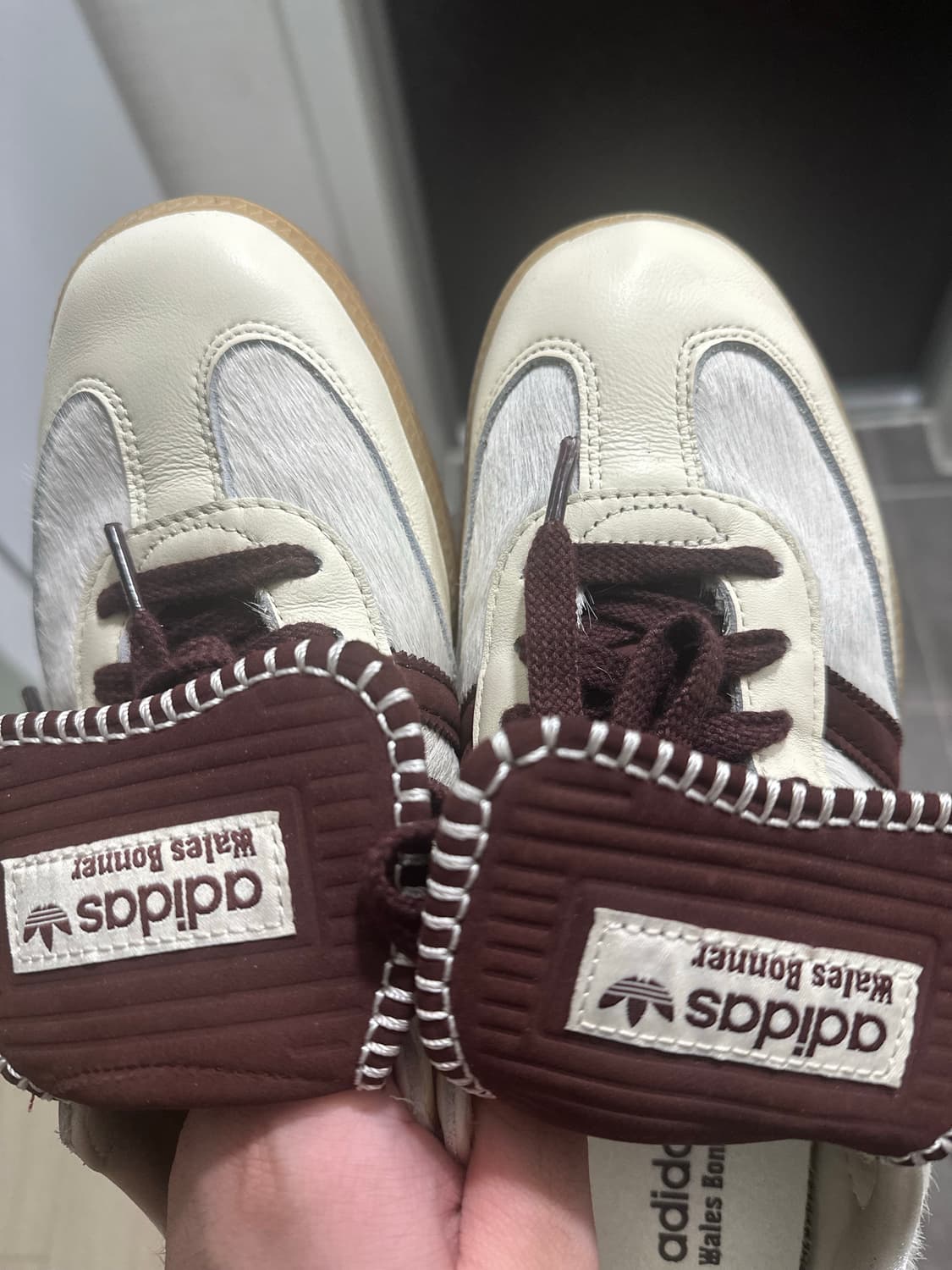 아디다스 웨일스보너 포니 삼바 크림색 280 판매합니다 상품이미지3